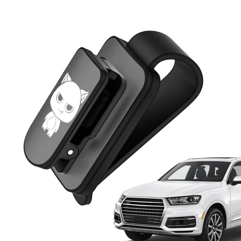 Xasbseulk Brillenhalter für Auto, multifunktionaler Brillenclip für Auto-Visier, Brillenclip hält Brillen, Dokumente, Rechnungen von Xasbseulk