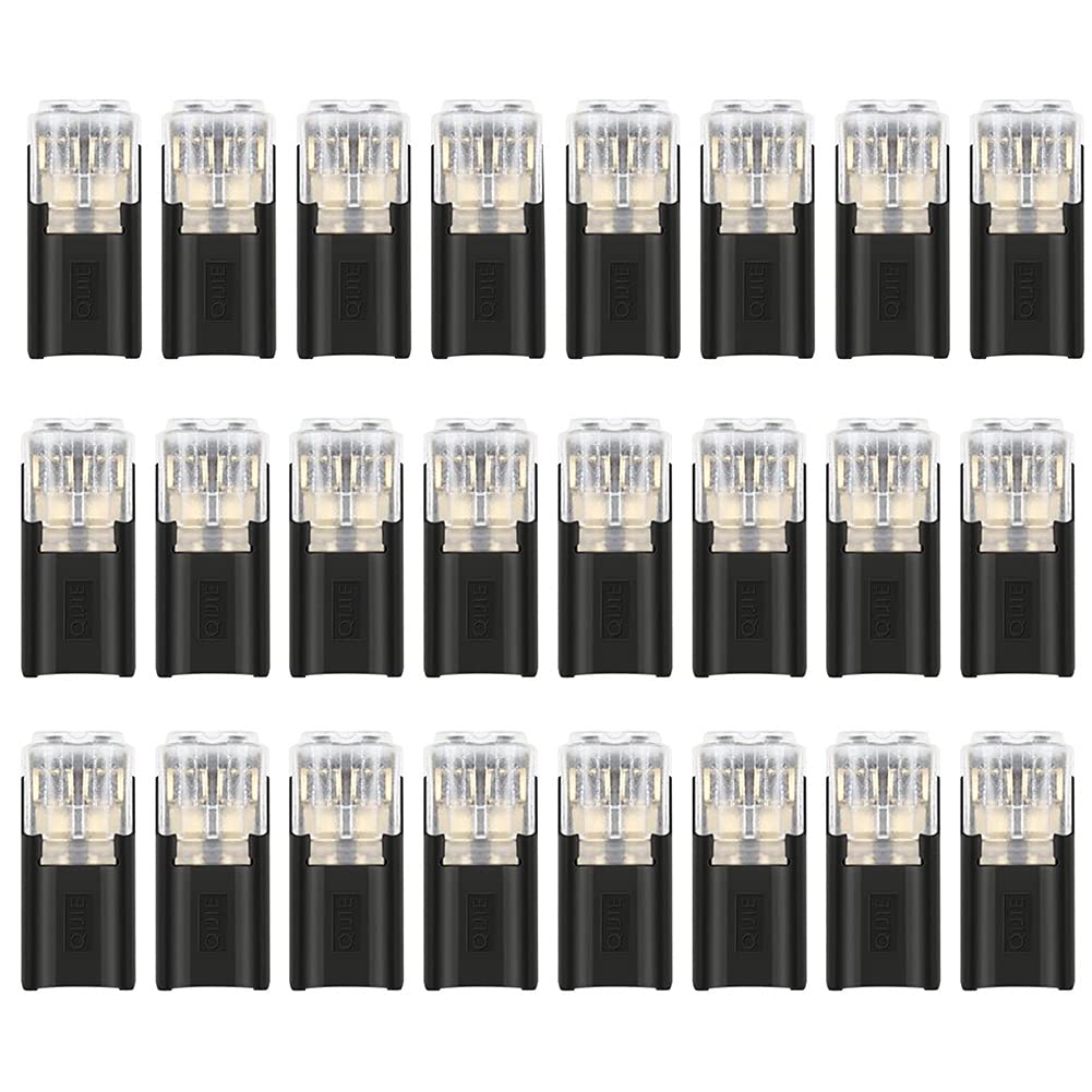 Xbsduih 24-Teiliger 2-Poliger Kabelstecker, Autostecker-Anschlussklemme, 18-24 AWG Draht-Schnellverbinder von Xbsduih