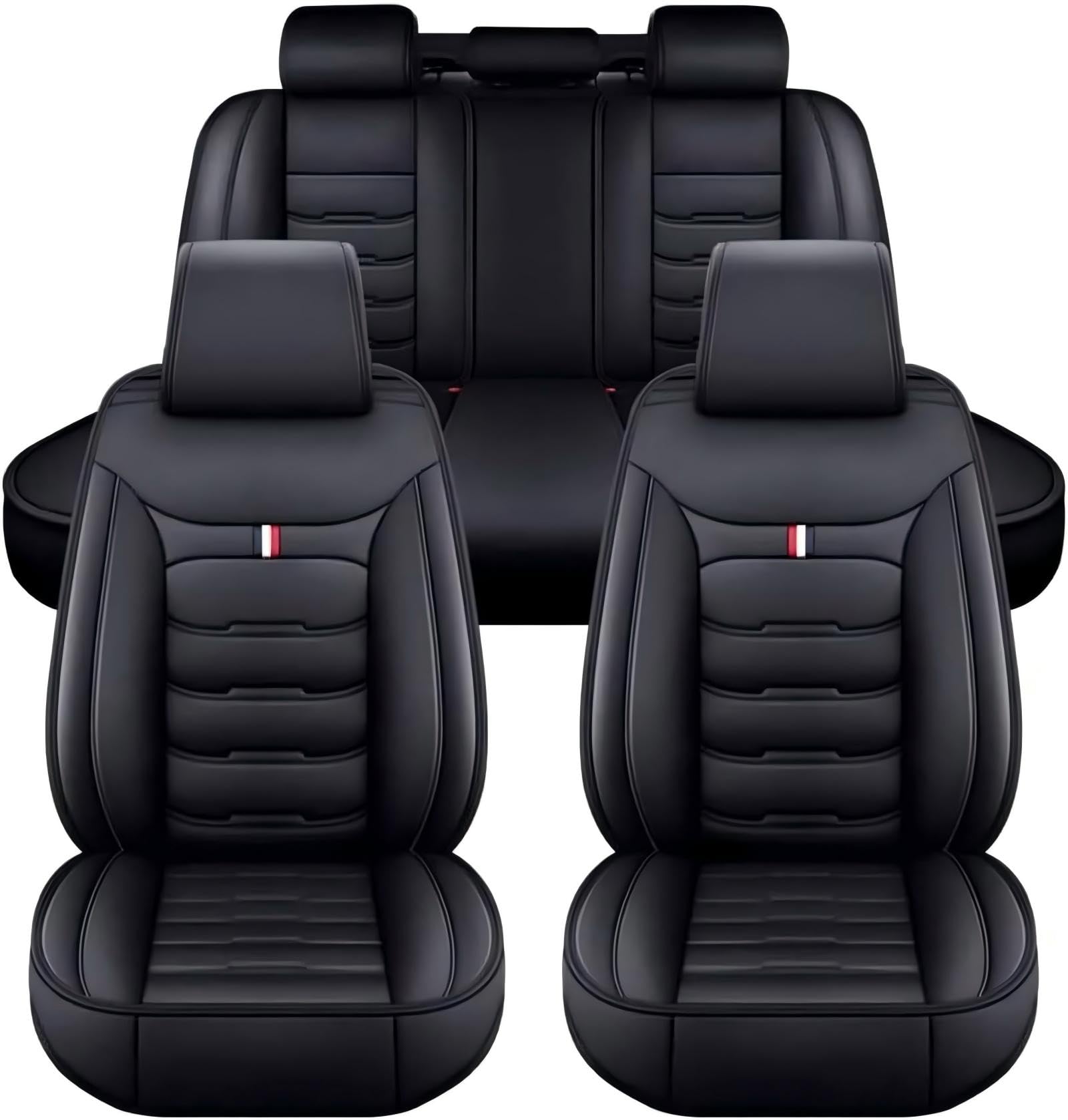 Luxuriöse Sitzbezüge Auto für Toyota Land Cruiser 5-seats J100 2000-2004 2005 2006 2007 2008, Auto Sitzbezüge Wasserfest und Atmungsaktiv, Autositzbezüge Vollständige Abdeckung, Auto Zubehör von Xcavjphmezo