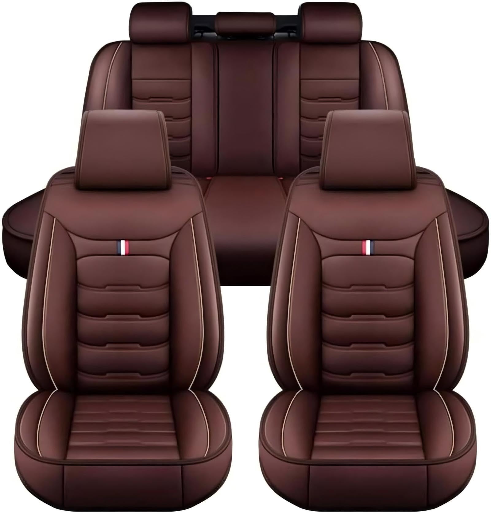 Luxuriöse Sitzbezüge Auto für Toyota Land Cruiser 5-seats J100 2000-2004 2005 2006 2007 2008, Auto Sitzbezüge Wasserfest und Atmungsaktiv, Autositzbezüge Vollständige Abdeckung, Auto Zubehör von Xcavjphmezo