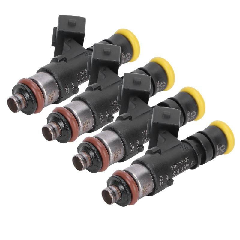 Xeamotor 4PCS Kraftstoffeinspritzer 0280158829 Hochleistungs-Autozubehör Ersatz für von Xeamotor