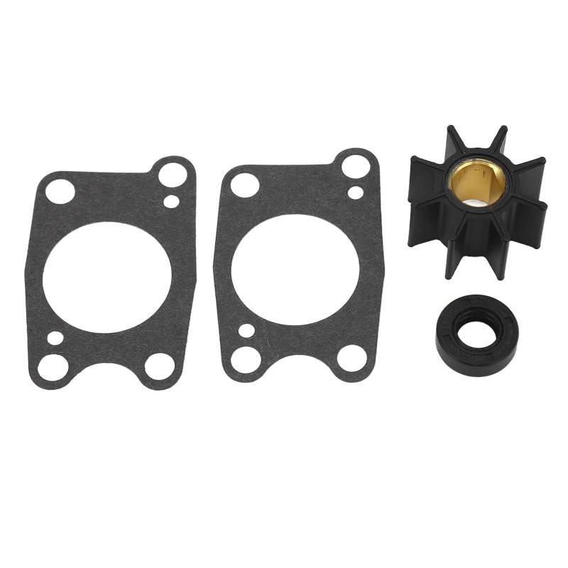 Xeamotor Außenbord-Wasserpumpenlaufrad-Reparatursatz, Hochleistungs-Passform für BF5A 4-Takt 5 PS, 4 Stück, OEM-Nr. 06192 ZV1 C00 von Xeamotor