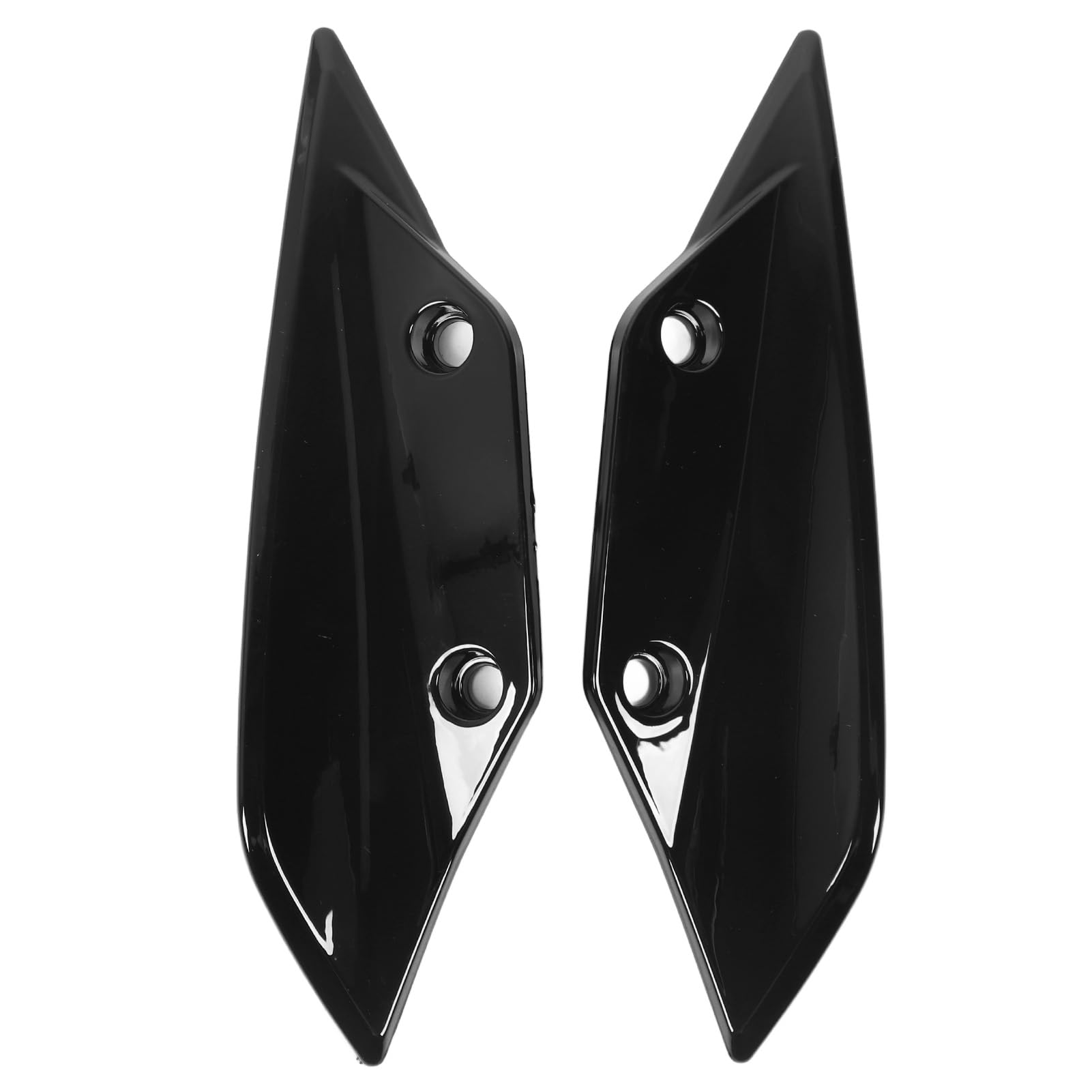 Xeamotor Frontspoiler Winglets Verkleidung, glänzend schwarz, starker Schutz, Motorradverkleidung für S1000RR 2009 bis 2014, 1 Paar von Xeamotor