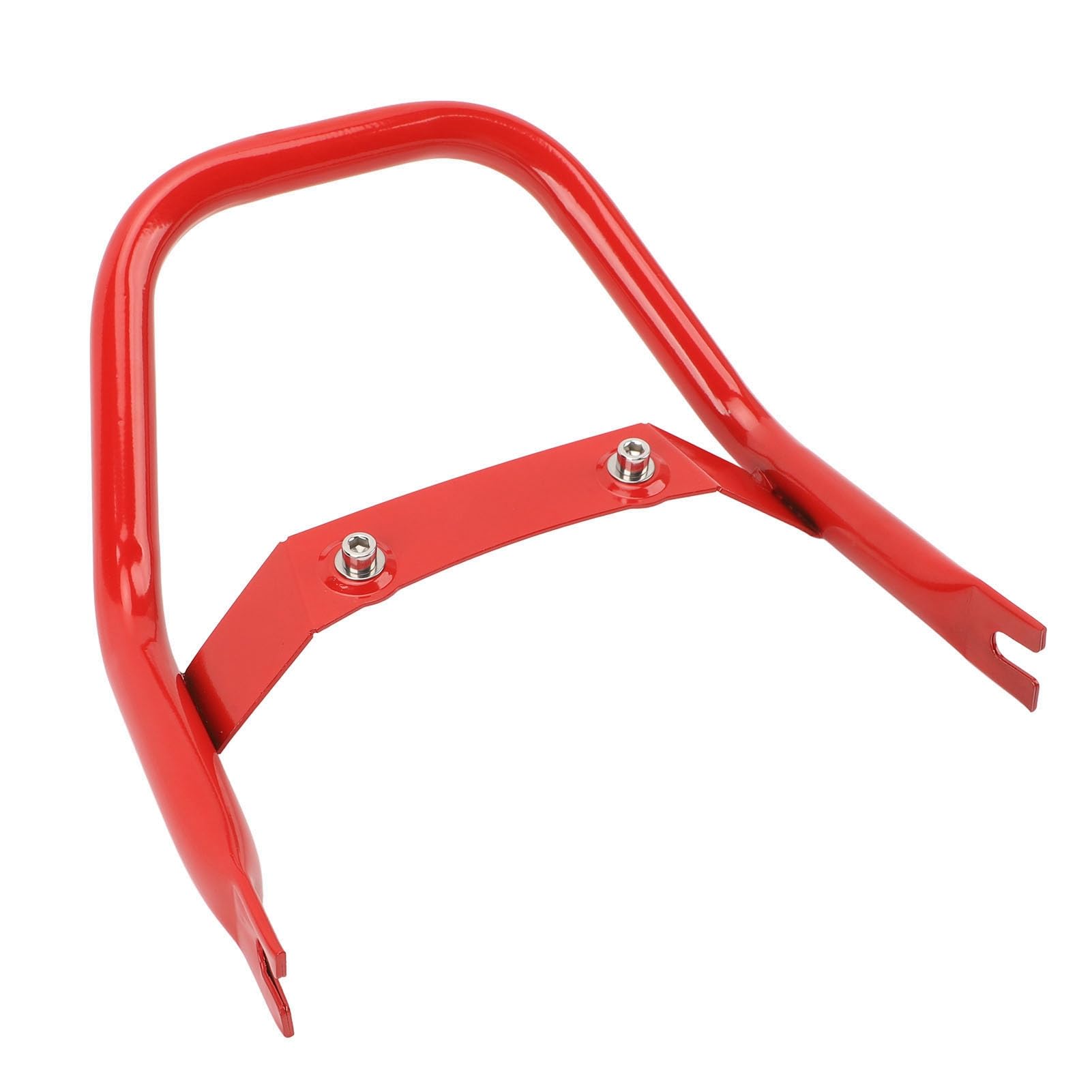 Xeamotor Motorrad-Haltegriff für Beifahrer hinten, 22 mm, Eisenrohr, Handlauf, Armlehnen-Stützhalterung für Monkey 125 2018 bis 2023 (Red) von Xeamotor