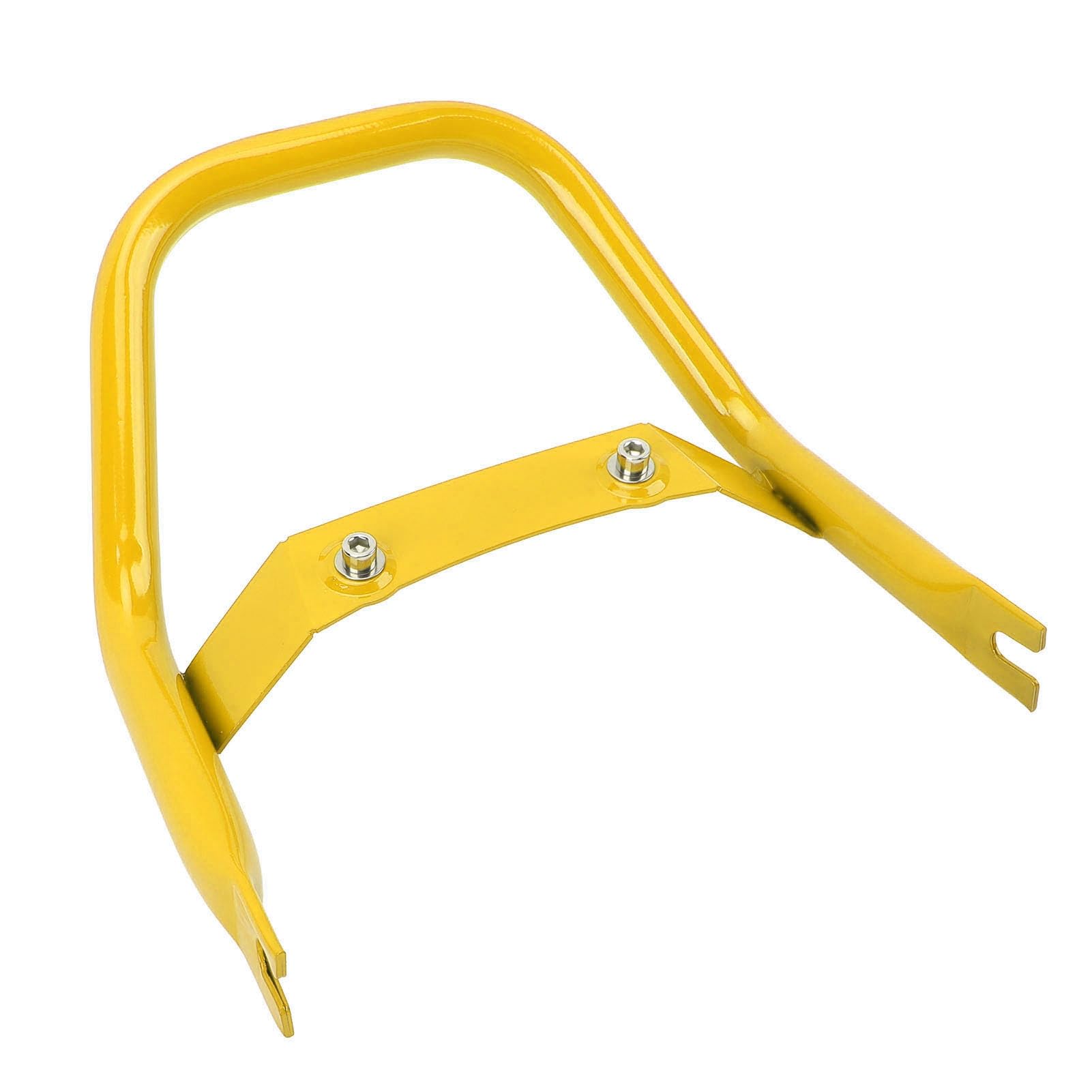 Xeamotor Motorrad-Haltegriff für Beifahrer hinten, 22 mm, Eisenrohr, Handlauf, Armlehnen-Stützhalterung für Monkey 125 2018 bis 2023 (Yellow) von Xeamotor