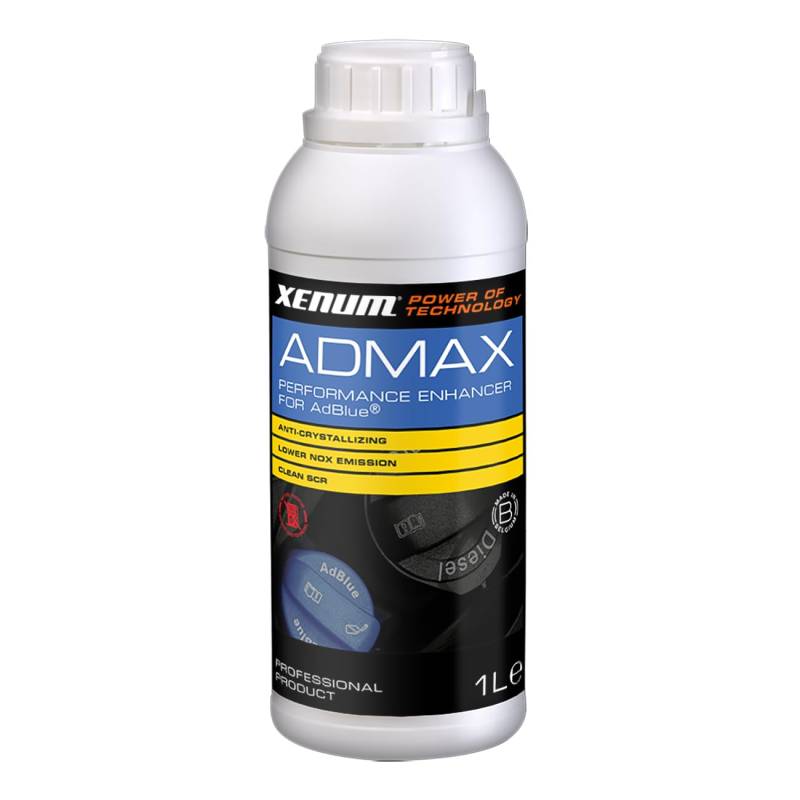 Xenum ADMAX 1 Liter AdBlue®-Systemoptimierer für Dieselfahrzeuge Verhindert und entfernt Kristallisierungen Patentiert Zertifiziert - Geprüft von Xenum