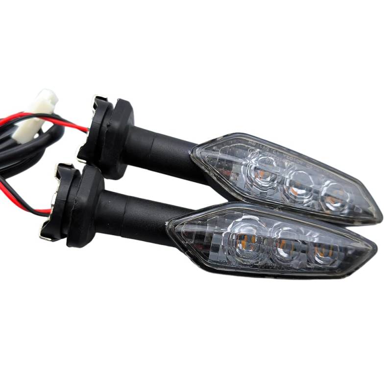 Blinker LED Lichter für Kawasaki ER6N KLR650 Z1000 ZRX1200R ZH2 Versys 650 1000 Ninja 125 250 Motorrad Front- oder Heckblinker 1 Paar von Xerial