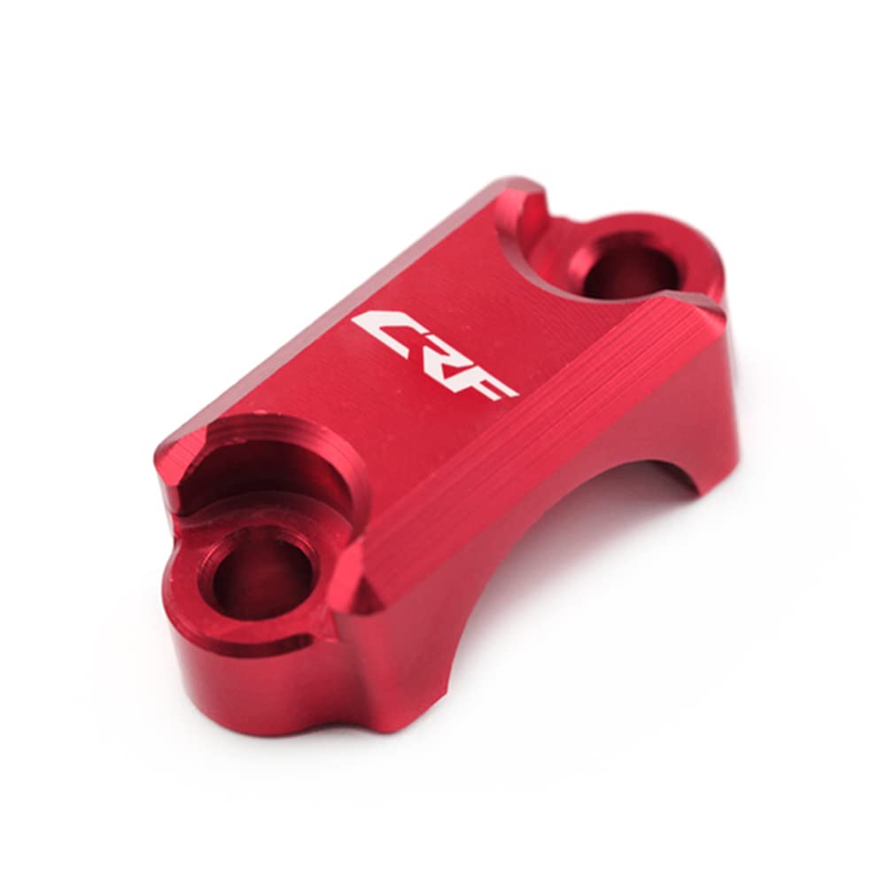 Hauptbremszylinder-Klemmabdeckung für Honda CRF125R CRF150R CRF 250R/X/RX CRF450R/X/RX/RL Motorrad-Lenkerklemmkappe (rot) von Xerial