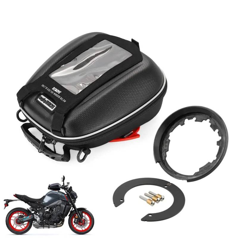 Tanktasche für Yamaha MT-09 Tracer 9 900/GT MT09 2014-2022 Motorrad Tour Gepäck Aufbewahrungsbox mit Handy GPS Halter Wasserdicht Tragbar von Xerial