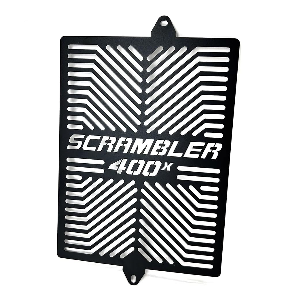 Kühlergrill Guard Cover Protector Kompatibel mit für Triumph Scrambler 400X 2024 Motorrad Netzschutz (Schwarz) von Xerial