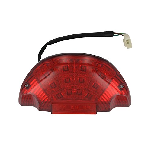 Xfight-Parts Rücklicht LED komplett rot mit E Marke YYB915024001 für Rex Imola 50 von Xfight-Parts