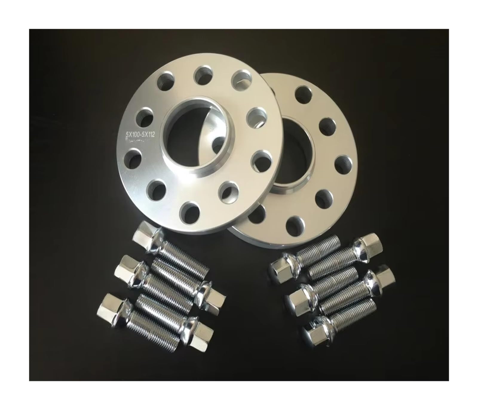 Auto Distanzscheiben Mit 2 Stück Mm Hubcentric Spurverbreiterungen Adapter 5 X 100/5 X 112 Für TT Quattro RS6 RS4 Für Q3 Quattro S6 S8 Für A8 57,1 Mm + Kugelschrauben Spurverbreiterungen(2piece 10mm) von Xgupxuc