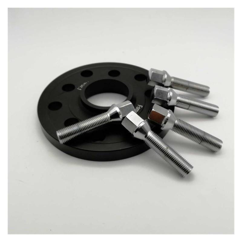 Auto Distanzscheiben Mit Rad Spacer Verbreiterung Kit 5x100/5x112 Hubcentric 57,1 Aluminium Adapter Zubehör 15-25mm Für Sitz Für Ibiza Für Leon Separadores Spurverbreiterungen(1 Piece 25mm) von Xgupxuc