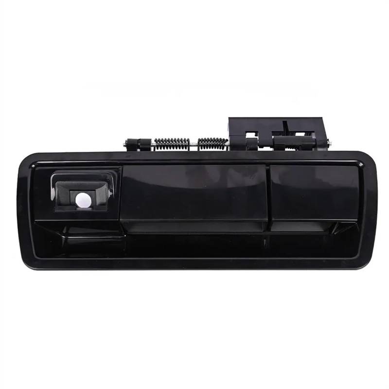 Auto Rückansicht Kamera Für Nissan Für Armada 2004-2010 2011 2012 2013 Heckklappenentriegelungsgriff Schwarzer Hebe-Heckklappenbausatz Mit Kameraloch 90606-ZZ90E Rückfahrkameras(Schwarz) von Xgupxuc