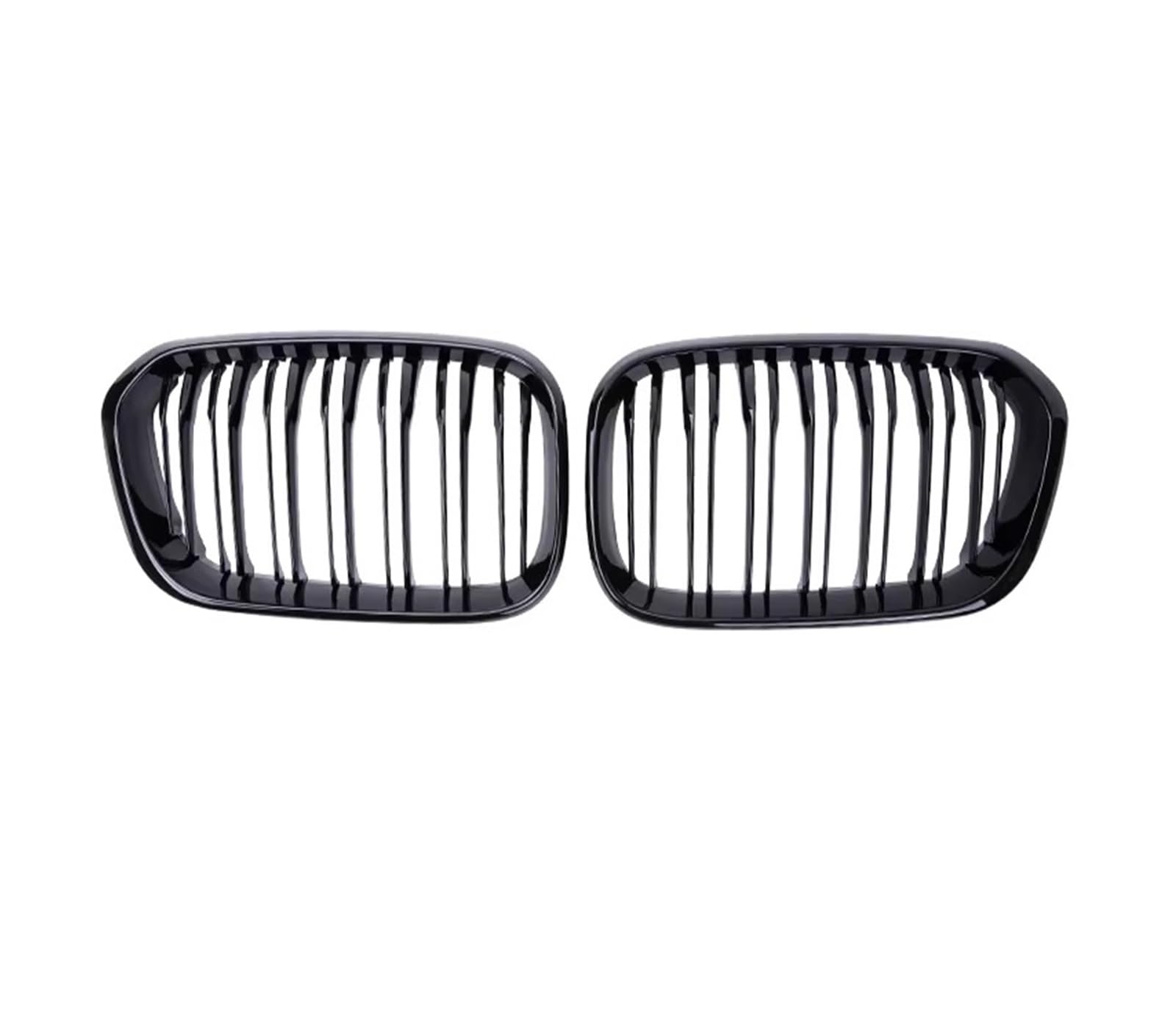 Doppelsteg Nieren Vorne Grill Auto-Frontstoßstangengitter Nieren-Renngrill Für 1er F20 F21 118i 120i 125i 116i 2015-2017 Doppellamellen-Ersatzgitter Grill Front von Xgupxuc