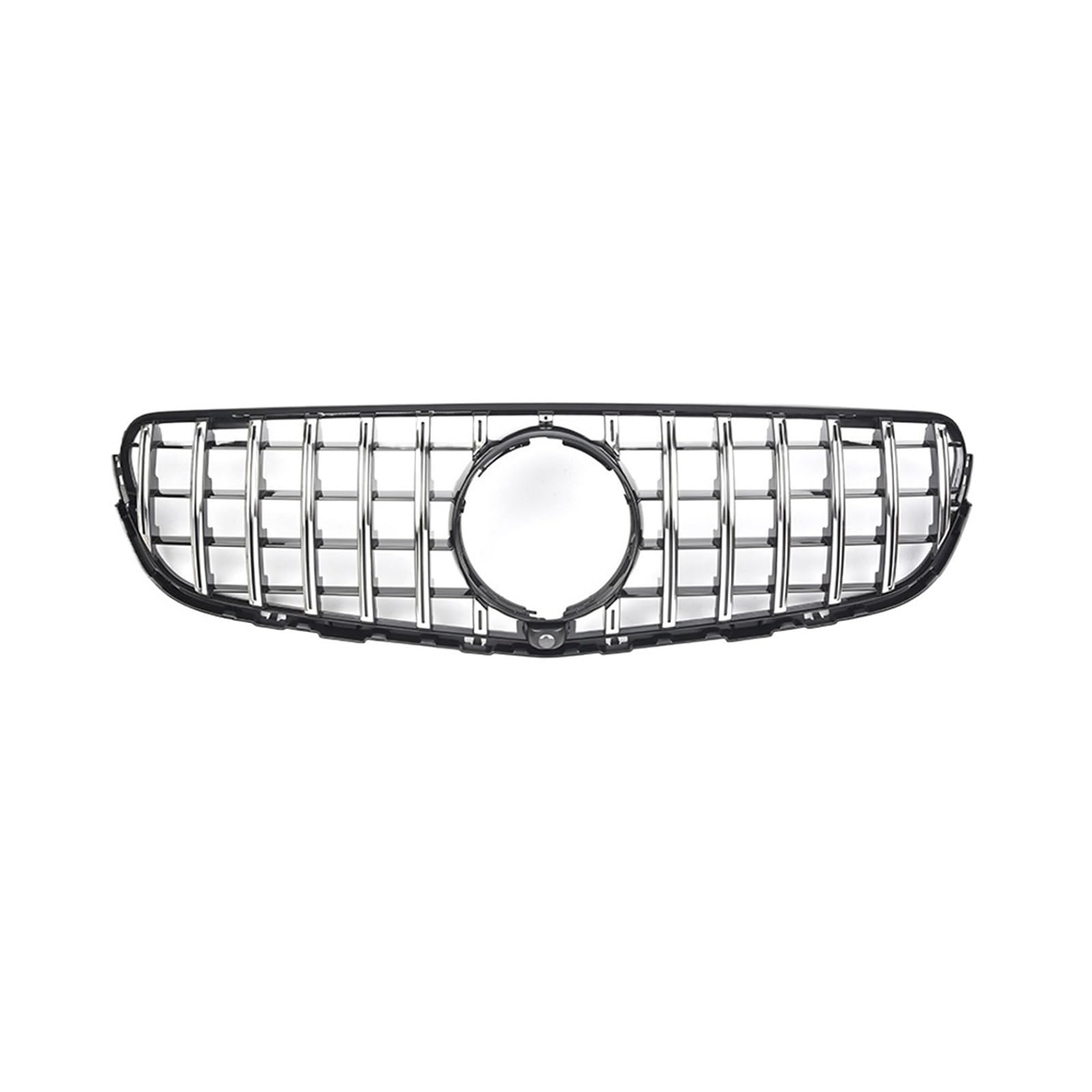 Doppelsteg Nieren Vorne Grill Ersatzteil Diamond GT Style Fronthaubengrill Racing Grill Body Kit Refit Tuning Für Benz GLC X253 C253 2015 2016-2018 2019 Grill Front(GT-Silver) von Xgupxuc