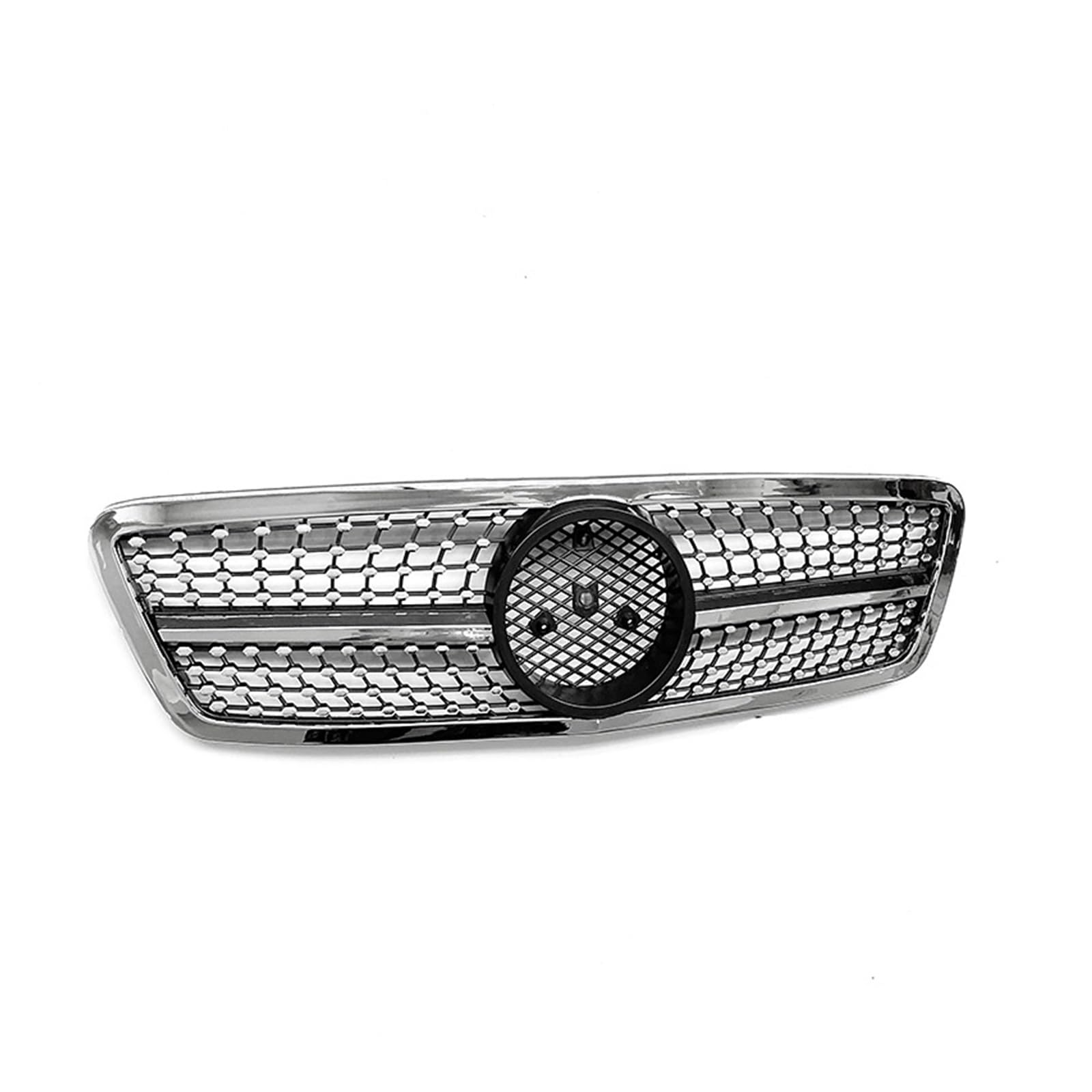 Doppelsteg Nieren Vorne Grill Frontgrill Für Benz C-Klasse W203 C200 C240 ​​C280 C320 2001 2002 2003 2004 2005 2006 2007 Grill Front(Type A Silver) von Xgupxuc