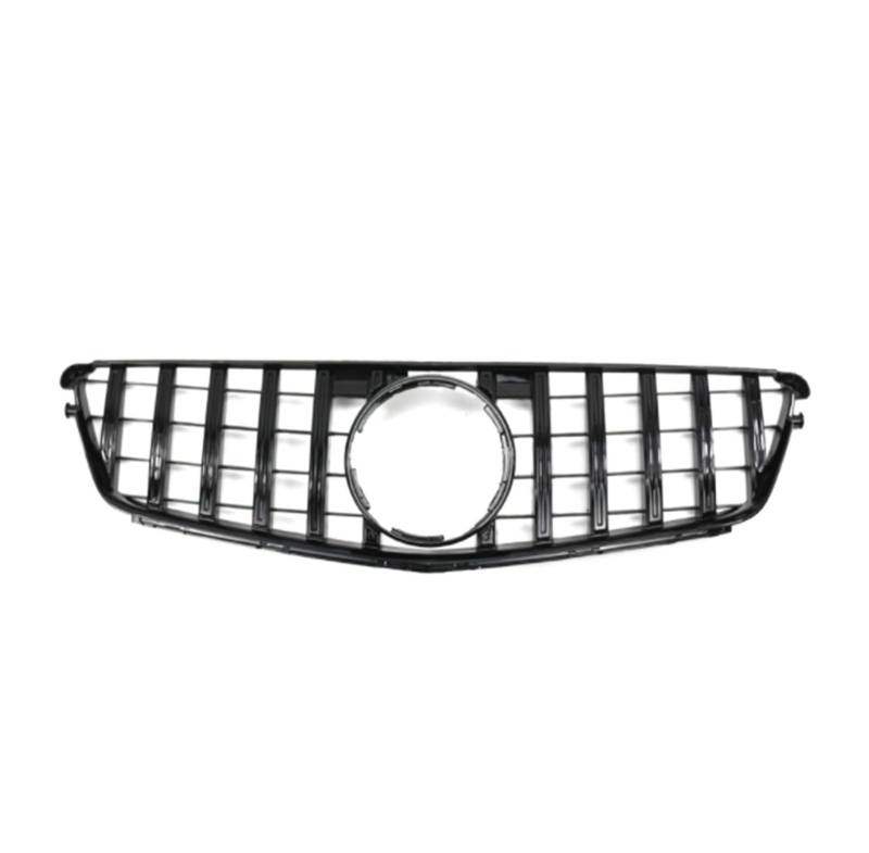 Doppelsteg Nieren Vorne Grill Frontgrill Für Benz C W204 Sport Racing Grill AMG GT Diamant 2007 2008 2009 2010 2011 2012 2013 2014 Facelift Grill Front(GT Black) von Xgupxuc