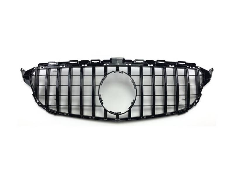 Doppelsteg Nieren Vorne Grill Frontgrill Für W205 Grill C205 S205 Für Benz C 2014-2021 C200 C260 C180 C250 C300 Coupe AMG Tuning Grill Front(B14-18 Chrome Silvery) von Xgupxuc