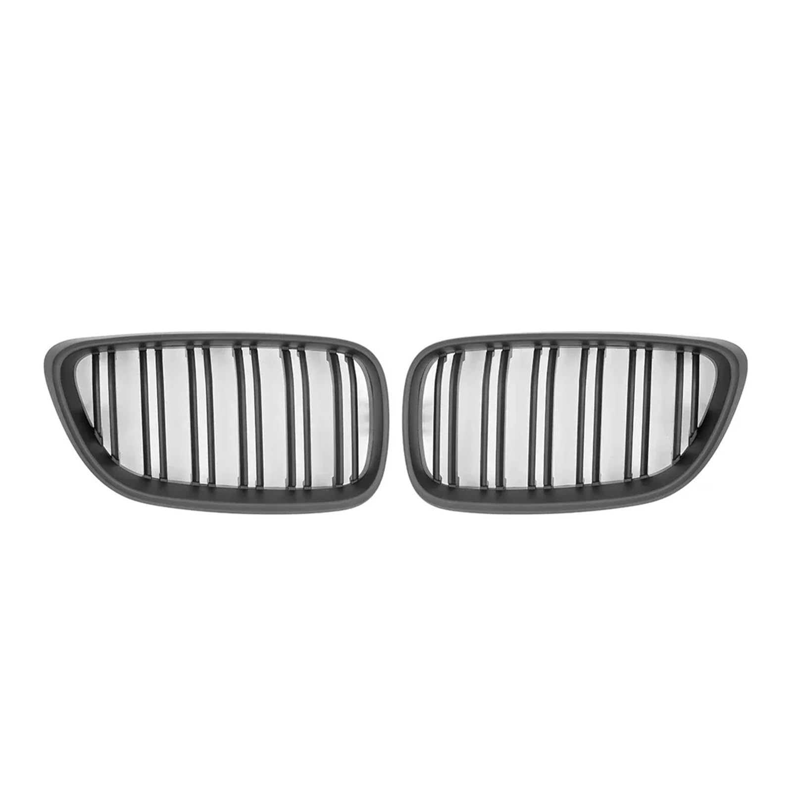 Doppelsteg Nieren Vorne Grill Für 2er F22 F23 F87 M2 2014-2019 Nierengrill Renngrill Schwarz Glänzend Dual Line Grills Carbon Fiber Zubehör Grill Front(Matt-schwarz) von Xgupxuc