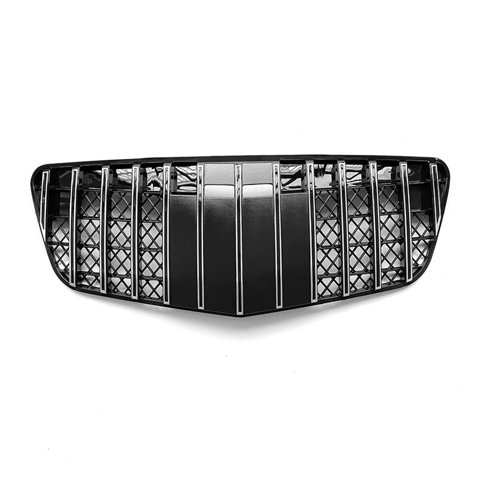 Doppelsteg Nieren Vorne Grill Für Benz E-Klasse W211 E200 E240 E320 E500 2007 2008 2009 Fronteinlassgitter Stoßstangengrill Tuningzubehör Grill Front(Silber) von Xgupxuc