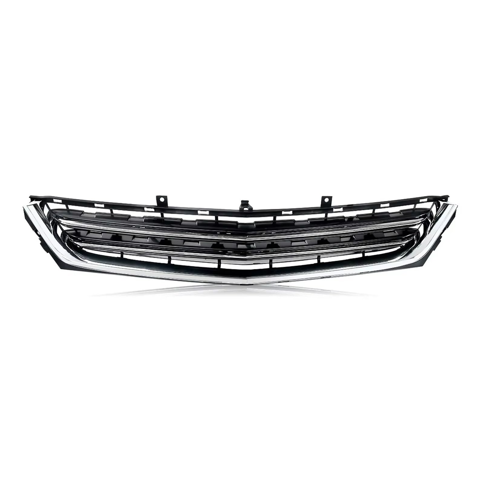 Doppelsteg Nieren Vorne Grill Für Chevrolet Für Impala LT LS 2014-2020 Frontschürze Unteren Kühlergrill Grill Chrom Schwarz Grill Front von Xgupxuc