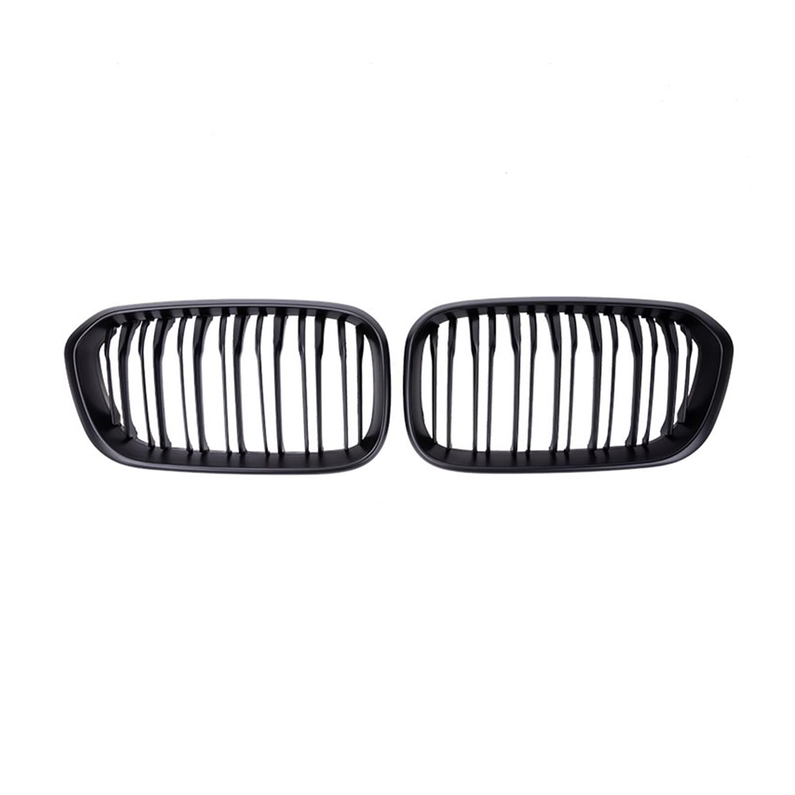 Doppelsteg Nieren Vorne Grill Für F20 F21 120i 118i 116i 116d M135i M140i 2015-2017 Auto Vorderen Stoßfänger Gitter Nieren Racing Grill Auto Grille Zubehör Grill Front(Matt-schwarz) von Xgupxuc