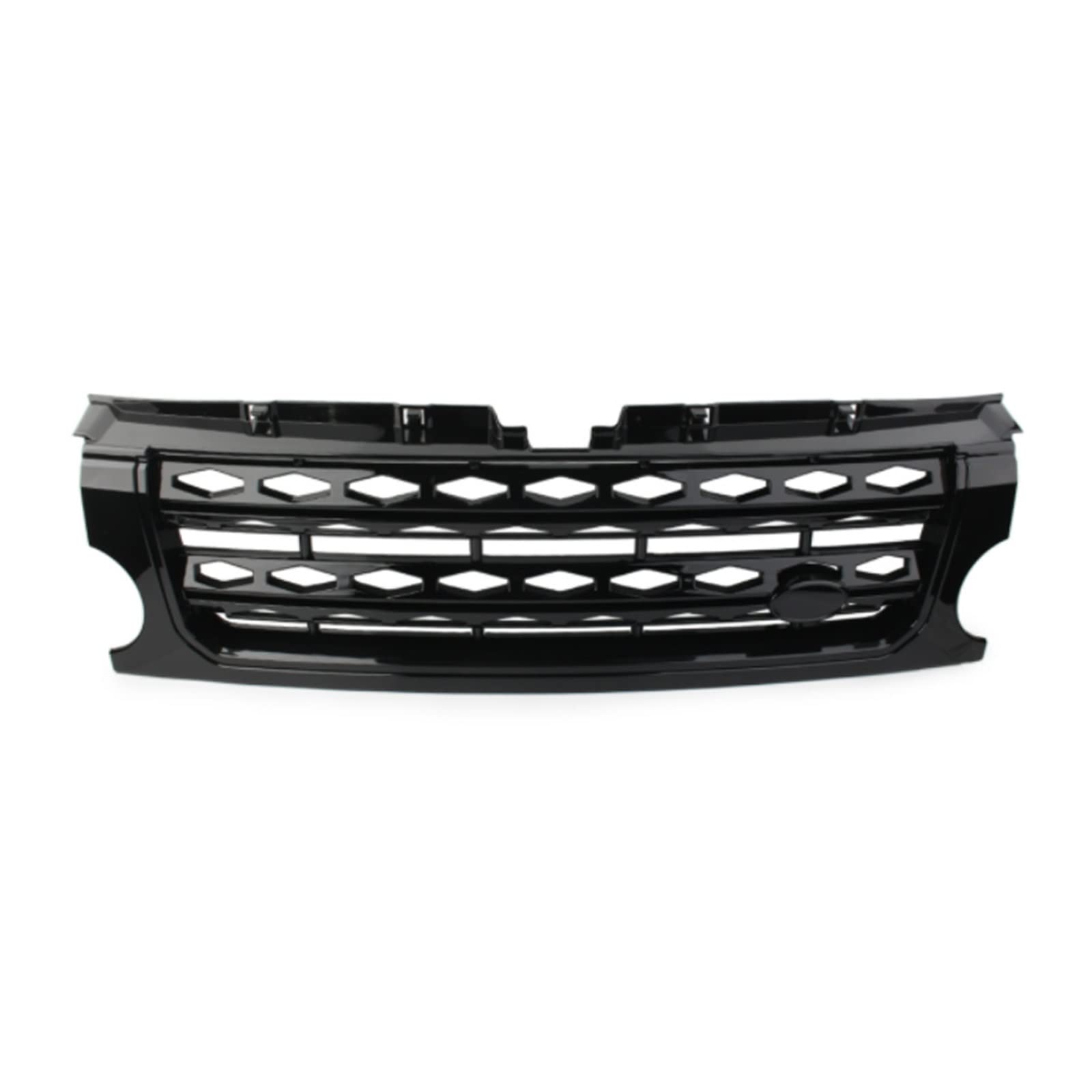 Doppelsteg Nieren Vorne Grill Für Land Für Rover Für Discovery 3 L319 LR3 2005 2006 2007 2008 2009 Auto-Renngrills Frontnierenhaubenform Styling-Grill Grill Front(Schwarz) von Xgupxuc