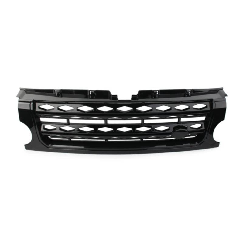 Doppelsteg Nieren Vorne Grill Für Land Für Rover Für Discovery 3 L319 LR3 2005 2006 2007 2008 2009 Auto-Renngrills Frontnierenhaubenform Styling-Grill Grill Front(Schwarz) von Xgupxuc