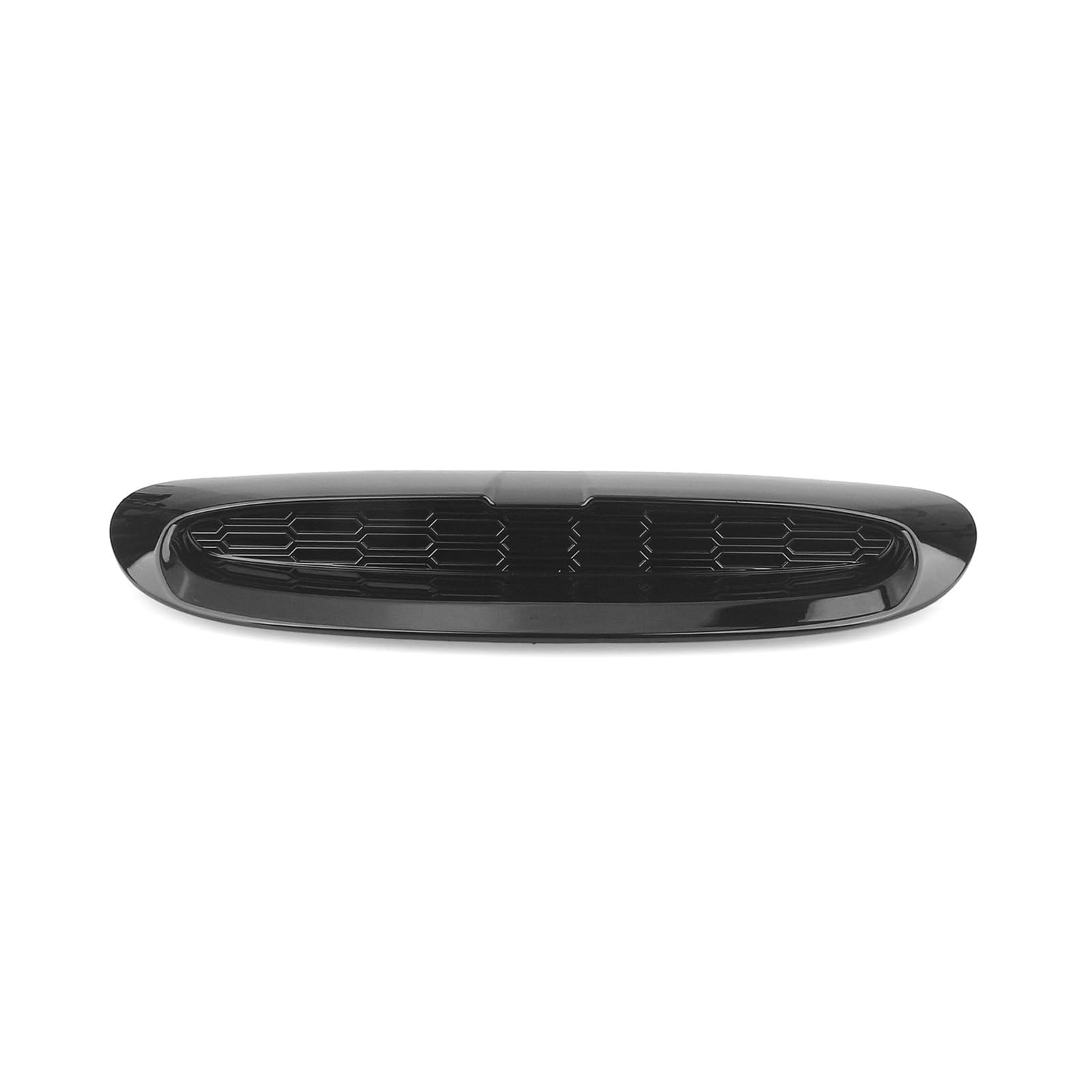 Doppelsteg Nieren Vorne Grill Für Mini Für Cooper S JCW F54 F55 F56 F57 2014-2024 ABS Glanz/Matt Schwarz Front Motorhauben Haube Vent Scoop Air Outlet Abdeckung Trim Grill Front(Glossy Black) von Xgupxuc