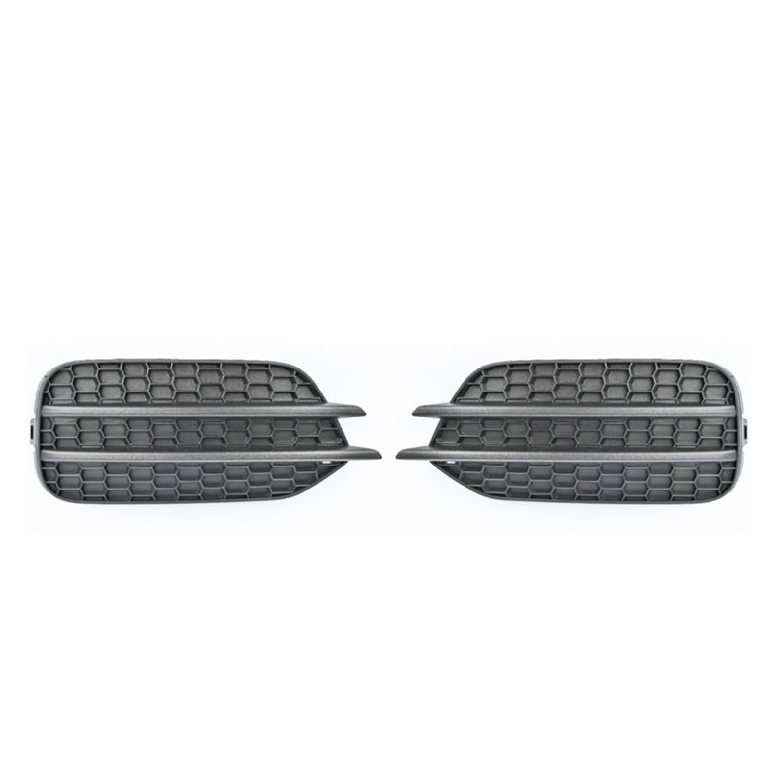 Doppelsteg Nieren Vorne Grill Für VW Für TIGUAN 2012 2013 2014 2015-2018 Auto Front Stoßstange Nebel Licht Abdeckung Waben Grille Links Rechts Grille Zubehör Grill Front(Left and Right) von Xgupxuc