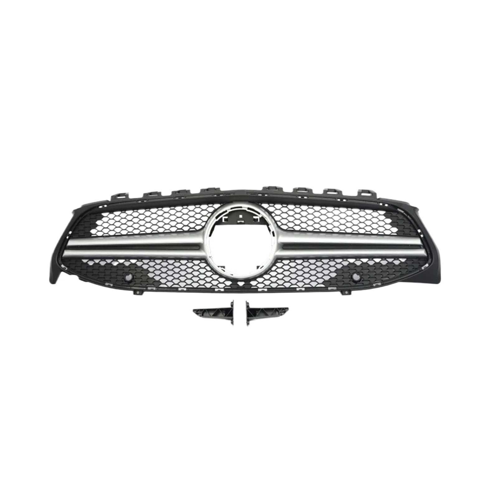 Doppelsteg Nieren Vorne Grill Panamericana GT Diamantgrill CLA35 45 AMG Style Kühlergrill Für Benz CLA Coupé Limousine Shooting Brake W118 X118 C118 180 260 2019-2023 Grill Front(CLA35 S WO H) von Xgupxuc