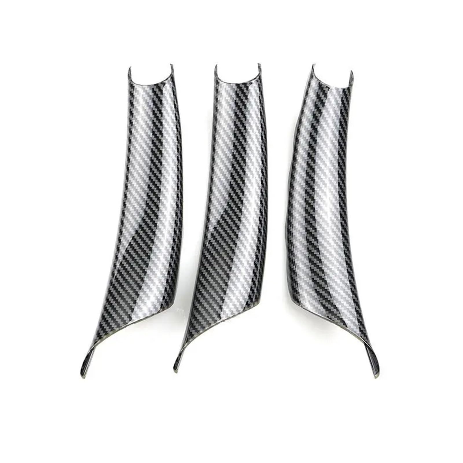 Innen Autoinnentürgriffe Auto Innentür Panel Griff Pull Trim Abdeckung Auto Zubehör Für X5 Für X6 Für E70 Für E71 Für F15 Für F16 Türgriff Innenraum(Carbon Style LHD) von Xgupxuc