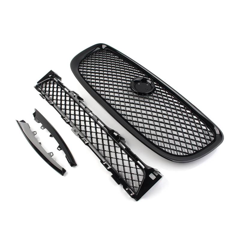 Kühlergitter 4 Stücke Schwarz Glänzend Front Stoßstange Kühlergrill Oberen + Unteren Mesh Grill Für Jaguar XJ 2010 2011 2012 2013 2014 2015 Zubehör Kühlergrill Auto Kühlergrill von Xgupxuc