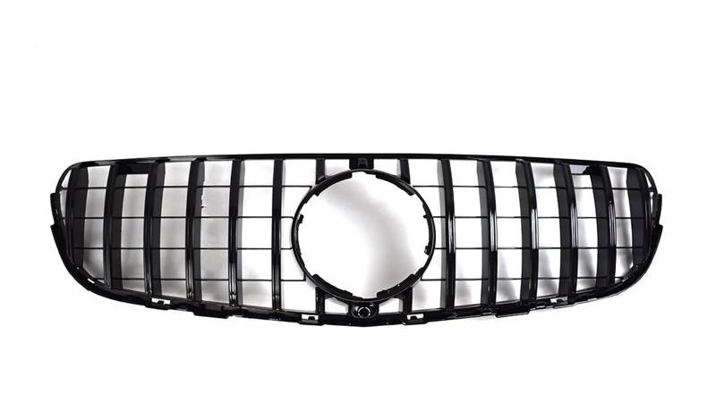 Kühlergitter Für AMG Line Trim Für Benz Für GLC X253 C253 2015 2016 2017 2018 2019 Frontgrill Racing Stoßfänger Grill Einlass Mesh Auto Kühlergrill(Schwarz) von Xgupxuc