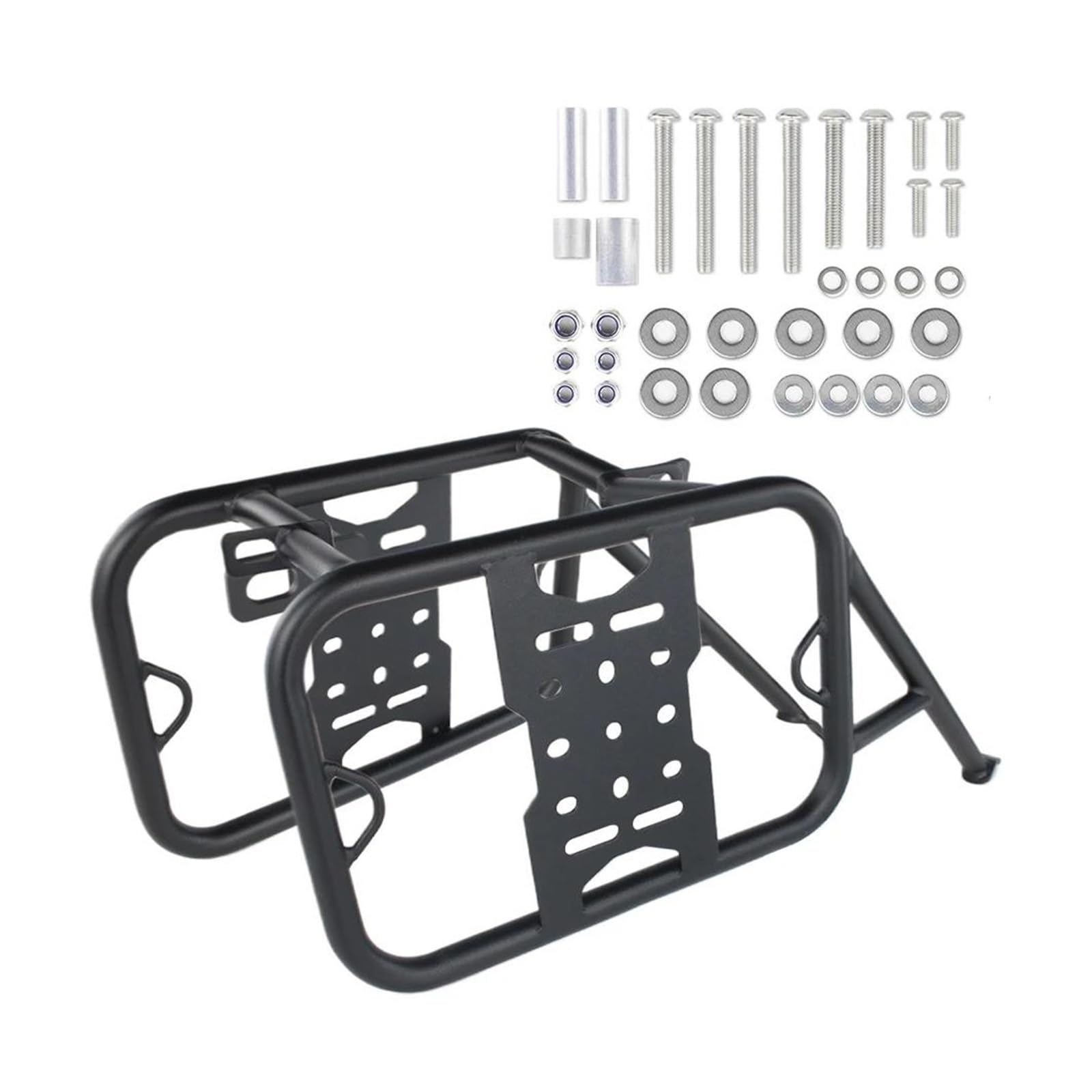 Motorrad-Heckgepäck Motorrad Gepäckträger Für CRF300 Für Rally 2021 2022 2023 2024 Motorrad Packtaschen Racks Sattel Tasche Unterstützung Bars Halterungen Top Fall Box Rack von Xgupxuc