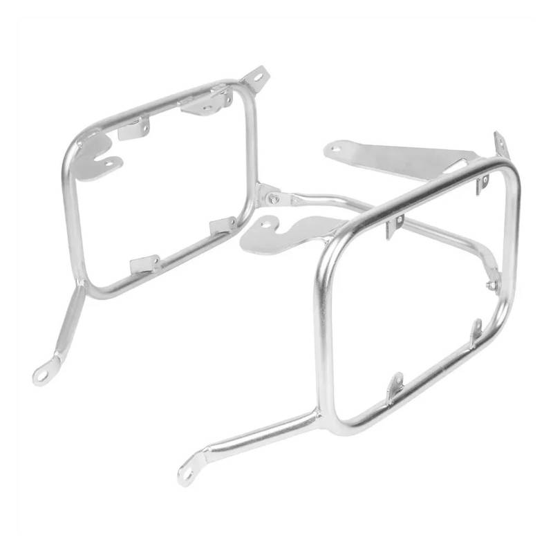 Motorrad-Heckgepäck Motorrad Gepäckträger Satteltasche Packtaschen Stamm Top Fall Halterung Für NC750X NC750S NC750 X/S 2021 2022 Motorrad Gepäck Rack Edelstahl(Silver Pannier Rack) von Xgupxuc