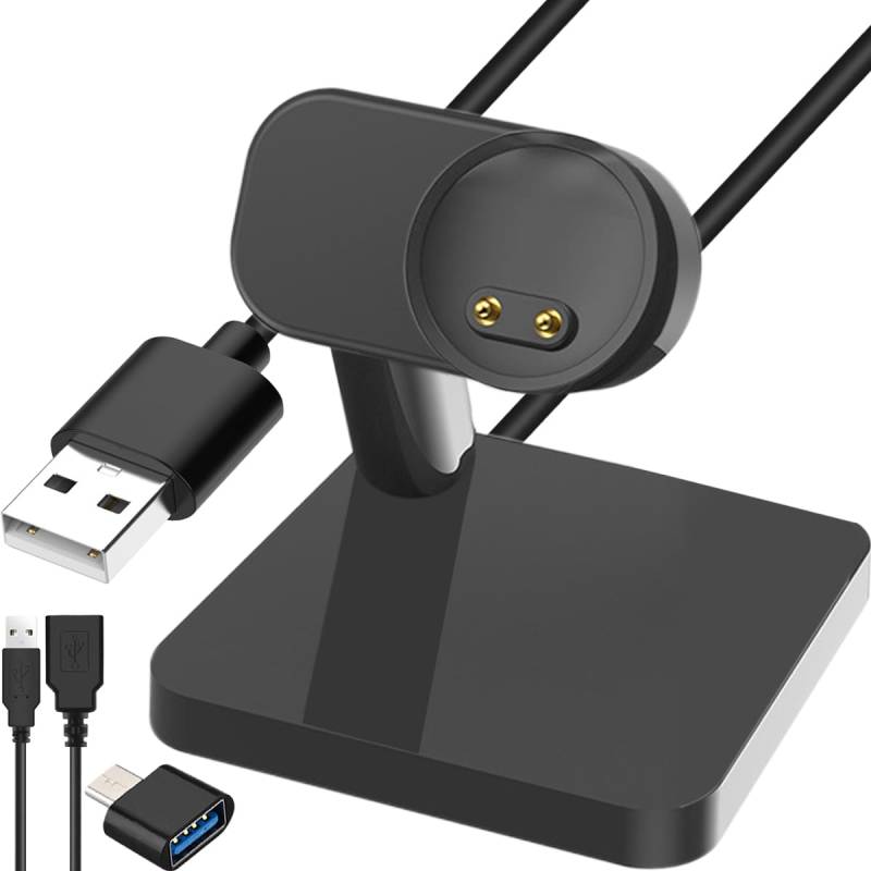 Xiatiaosann Ladestation Kompatibel mit Xiaomi Mi Band 6/Mi Band 7/Mi Band 5/für Amazfit Band 5, Magnetisches Ladedock Ladekabel Ständer Ladeständer, USB Ladekabel Ladegerät Halter, mit 1 m Kable von Xiatiaosann