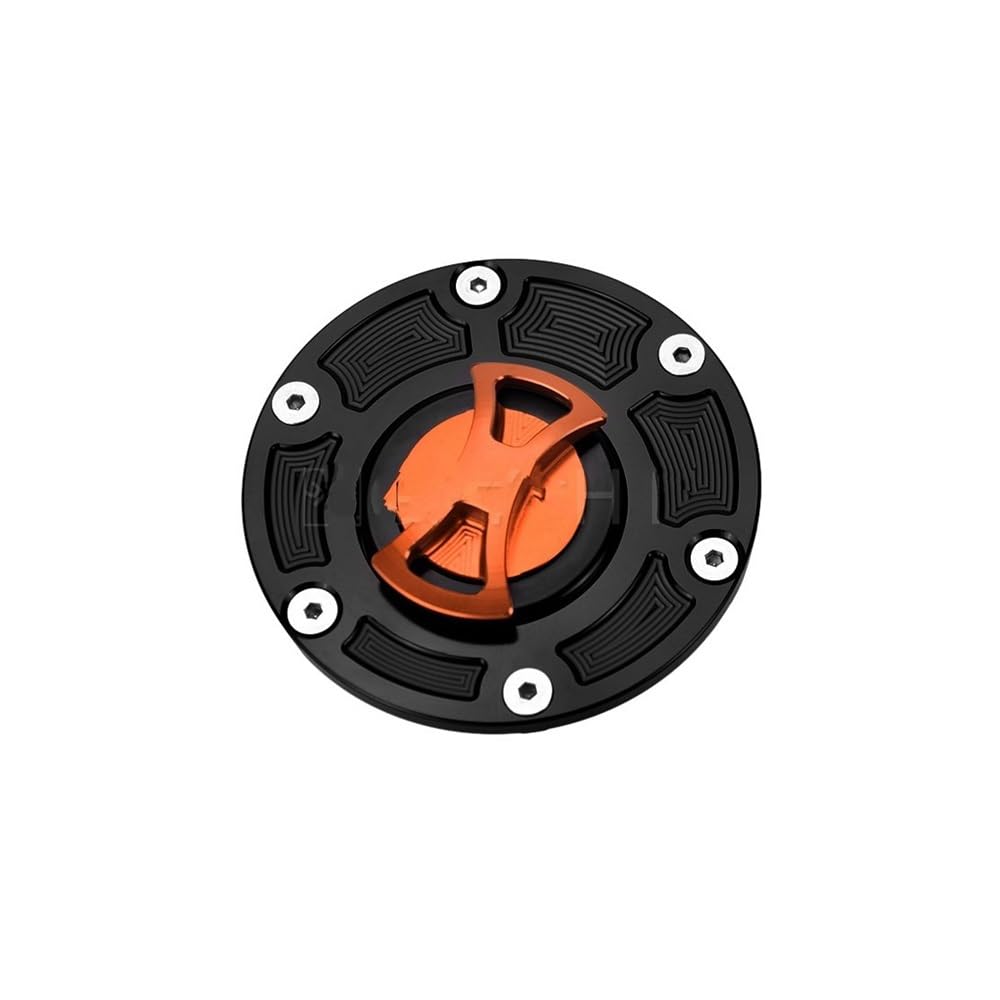 Xiayao Motorrad Tankdeckel Für A&prilia Für RS125 / 250 Für RSV1000 Für Mille Für Shiver 750 Für Tuono1000 Motorrad Tankdeckel Tankdeckel Abdeckung(Orange) von Xiayao