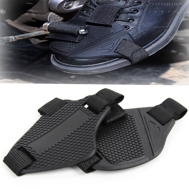 Xiciki 1 Stück Motorrad Schuhschutz, Motorrad Gangschaltung Pad, Rutschfeste Motorrad Schuhabdeckung,Schaltschutz für Schuhe und Stiefel,Verstellbares Gear Shifter Zubehör,Schützt Motorradschuhe von Xiciki