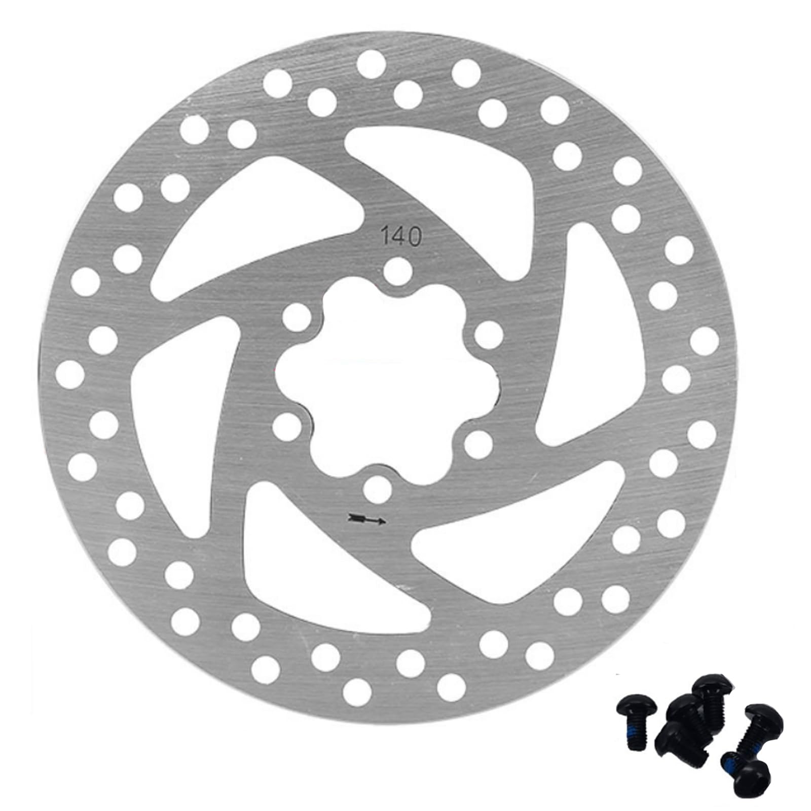 Xiciki 140mm Elektroroller Bremsscheibe für KUGOO M4 / M4 Pro Electric Scooter,Ersatzteile Für Segway Ninebot F20 F25 F30 F40 Elektroroller,Ersatzscheibe für Bremseinheit mit 6 Schrauben von Xiciki