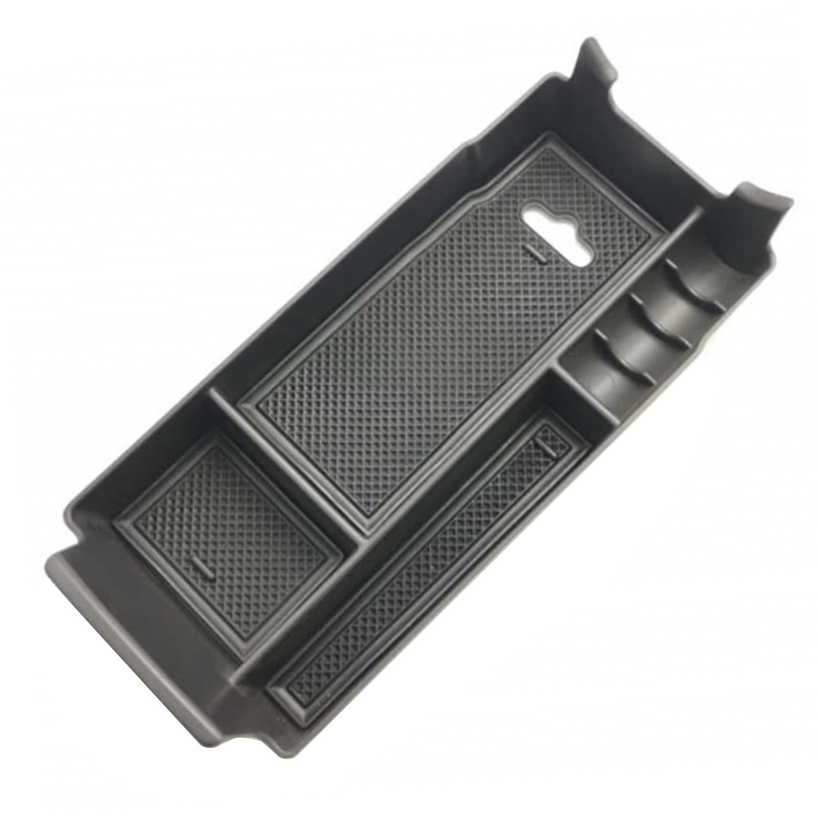 Xiciki ABS Mittelkonsolen-Aufbewahrungsbox, Schwarz für Gla Armlehne Organizer Tray für Mercedes Benz 19-24 von Xiciki