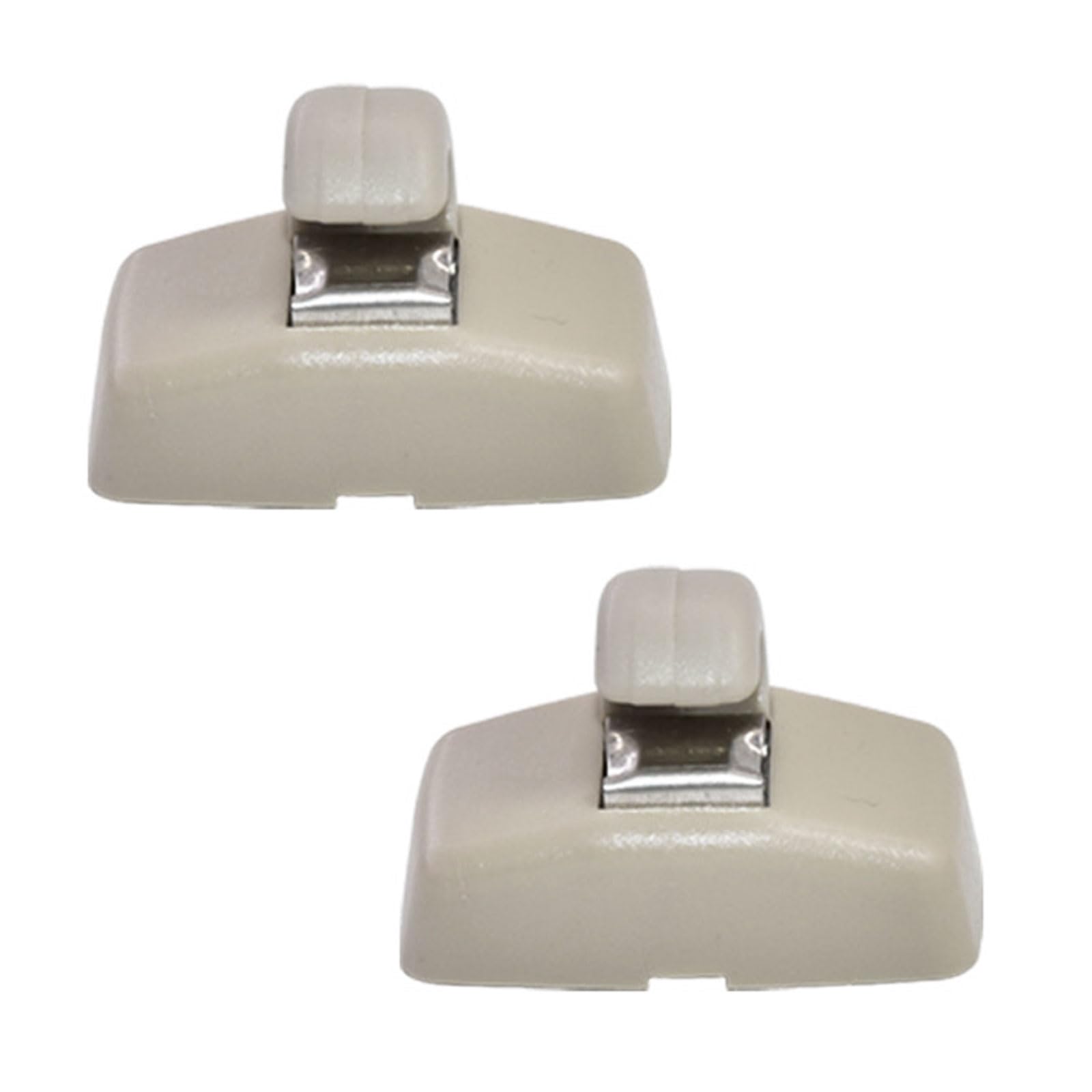 Xiciki Sonnenblenden-Clip, 2 Stück, beige, Auto-Sonnenblenden-Haken-Cliphalterung, robuste Autoteile für VW Polo, Caddy, Golf, 3B0857561B,3B0857561, langlebiges Design für einfache Installation von Xiciki