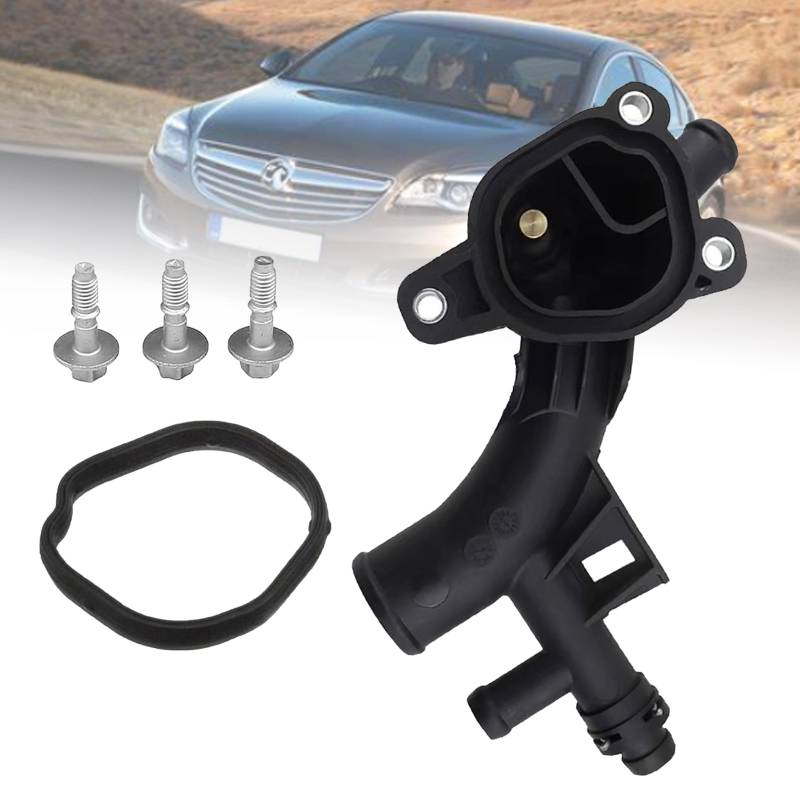 Xiciki Thermostatgehäuse Wasserauslassgehäuse mit Dichtungssensor 55565334 1338489 Kompatibel mit Buick Encore Chevrolet Cruze/Orlando Opel Astra/Mokka Opel 25193922 13251447 von Xiciki