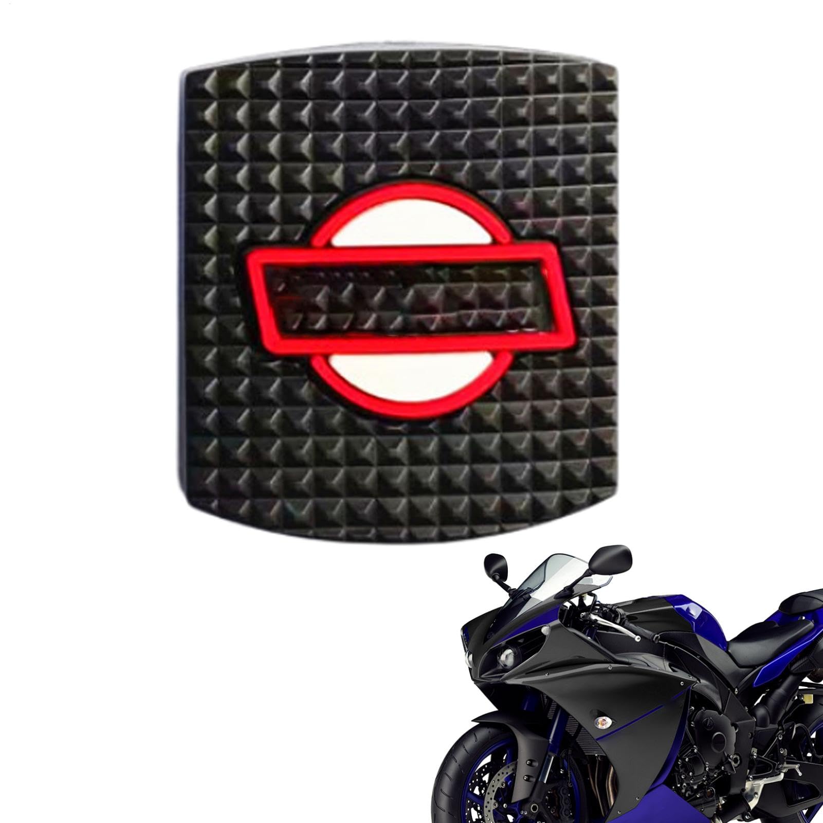 Xijobido Motorrad-Bremspedal, Motorrad-Bremspedal-Pad-Abdeckung, Rutschfeste Bremsabdeckung, Gummi-Motorrad-Bremspedalverlängerung für Motocross-Fahrrad, Motorrad von Xijobido