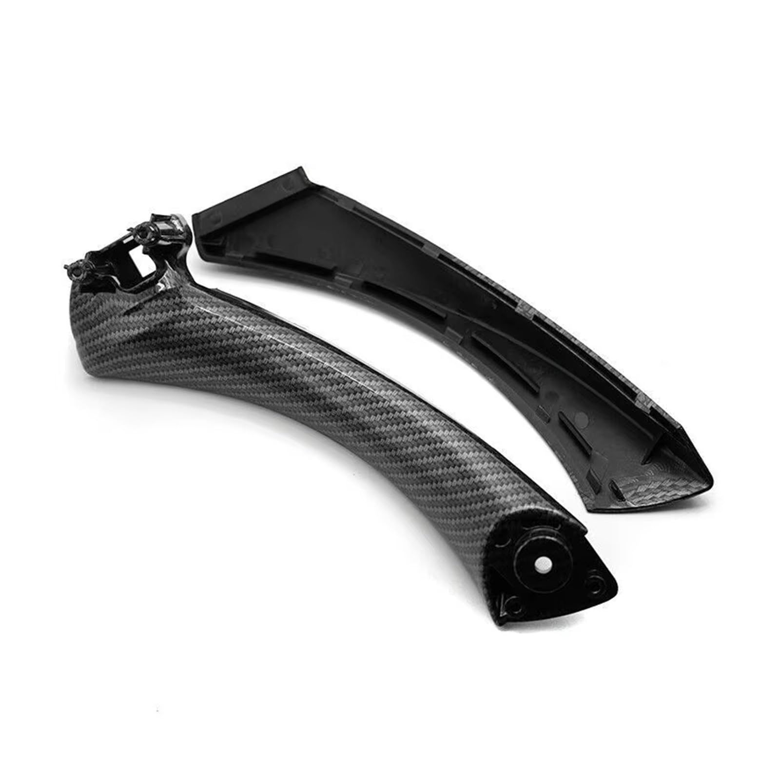 Auto Innentürgriff 3 Für Serie Für E90 Für E91 Für E92 Für E93 2005 2006 2007 2008 2009 2010 2011 2012 Carbon Fiber Hinten Tür Inner Griff Trim Geeignet Auto Türgriff Innen(Right) von XingPuBhD