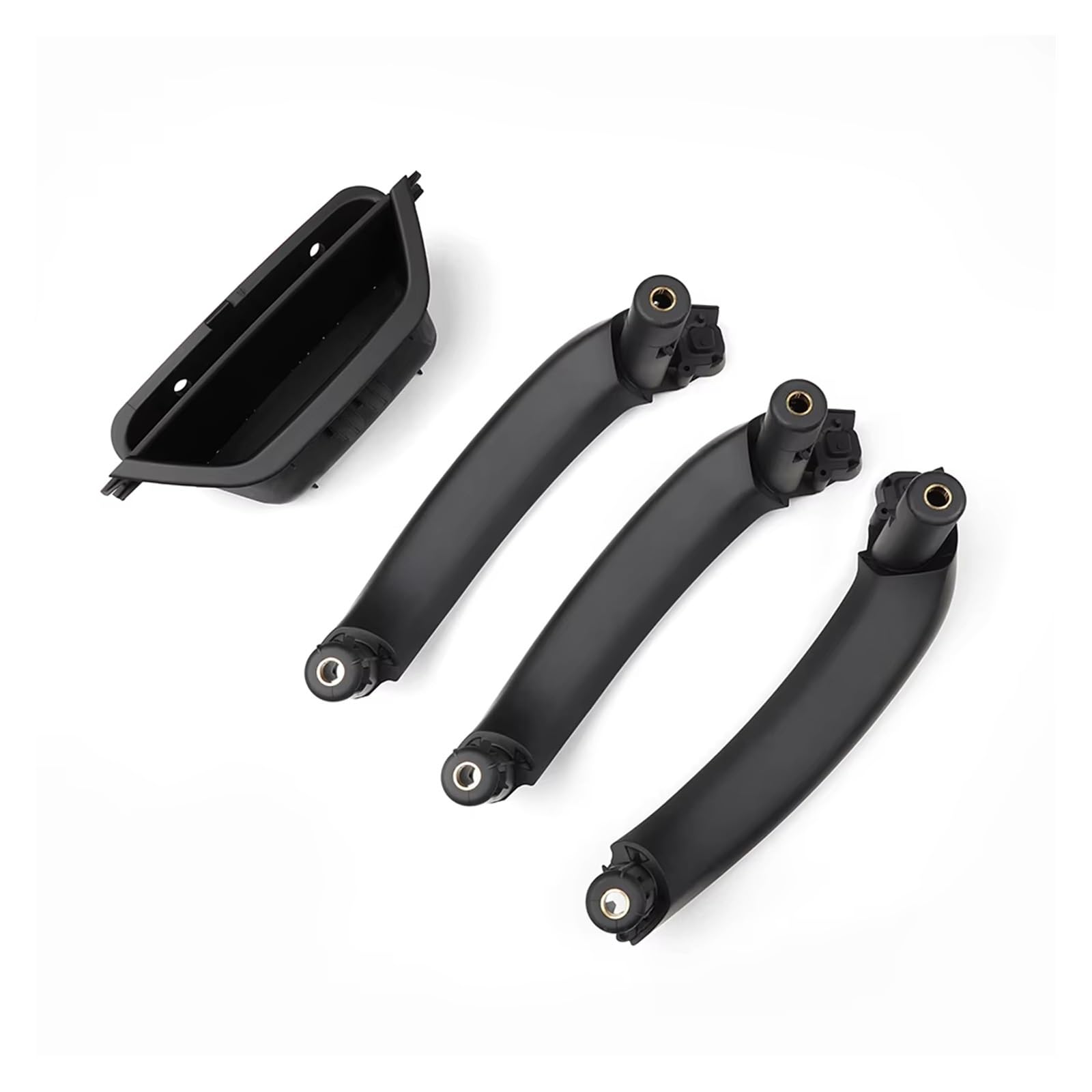 Auto Innentürgriff Für X3 Für X4 Für F25 Für F26 2010-2017 4 Stück Kohlefaser Links Rechts Innentürgriff LHD Innentürverkleidung Griff Pull Trim Abdeckung Auto Türgriff Innen(Black 4Pcs) von XingPuBhD