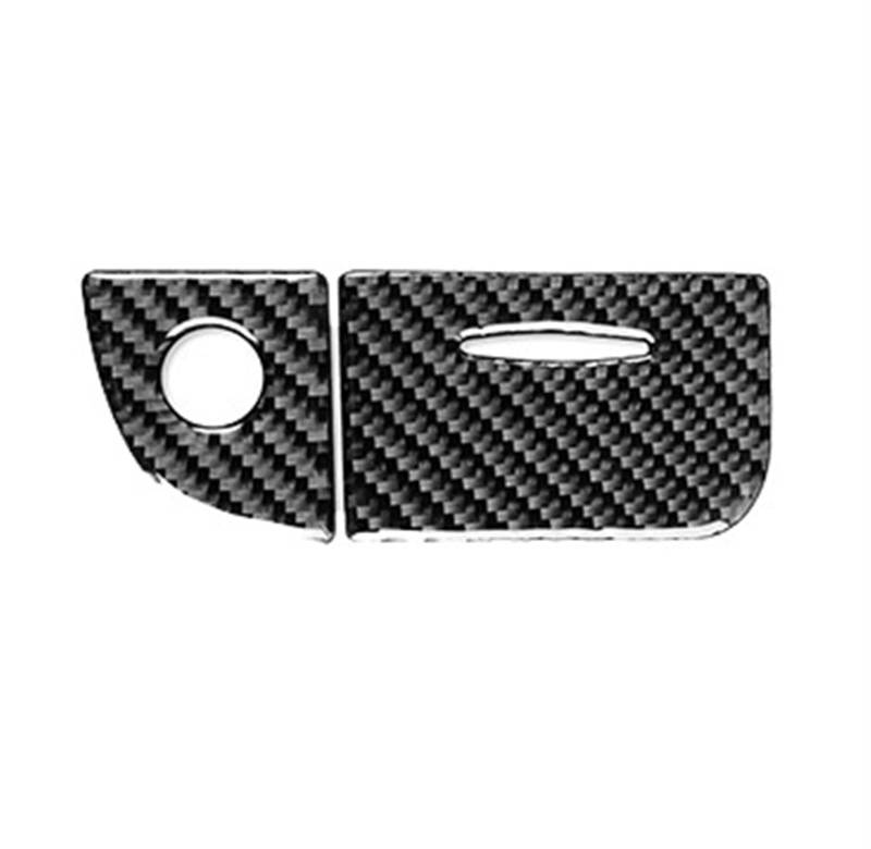 Auto Schalttafelverkleidung Für Benz Für E-Klasse Für W211 2003-2009 Carbon Fiber Center Control Klimaanlage Vent Scheinwerfer Schalter Trim Abdeckung Aufkleber(Key Lock RHD) von XingPuBhD