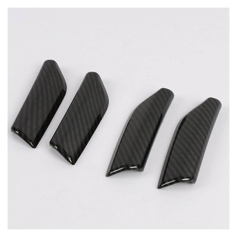 Auto Schalttafelverkleidung Für Q3 2019 Carbon Faser Farbe Auto Styling Innen Teile Auto Türgriff Rahmen Dekoration Abdeckung Trim 4pcs(1) von XingPuBhD