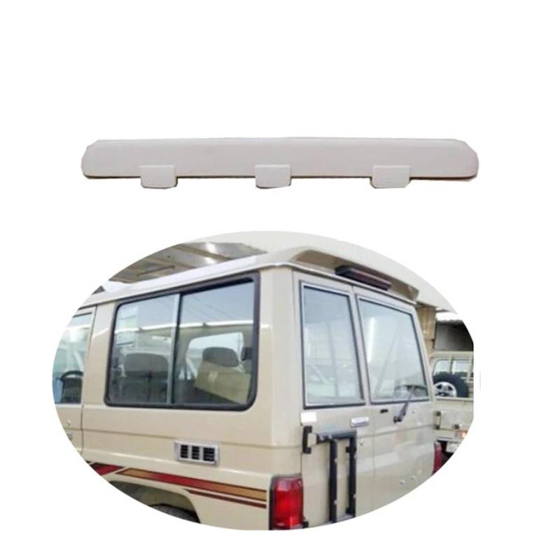 Auto Spoiler Wing Für Toyota Für Land Für Cruiser Für LC76 Für LC71 Spoiler ABS Kunststoff Material Auto Heckflügel Farbe Heckspoiler Spoiler Flügel(White) von XingPuBhD